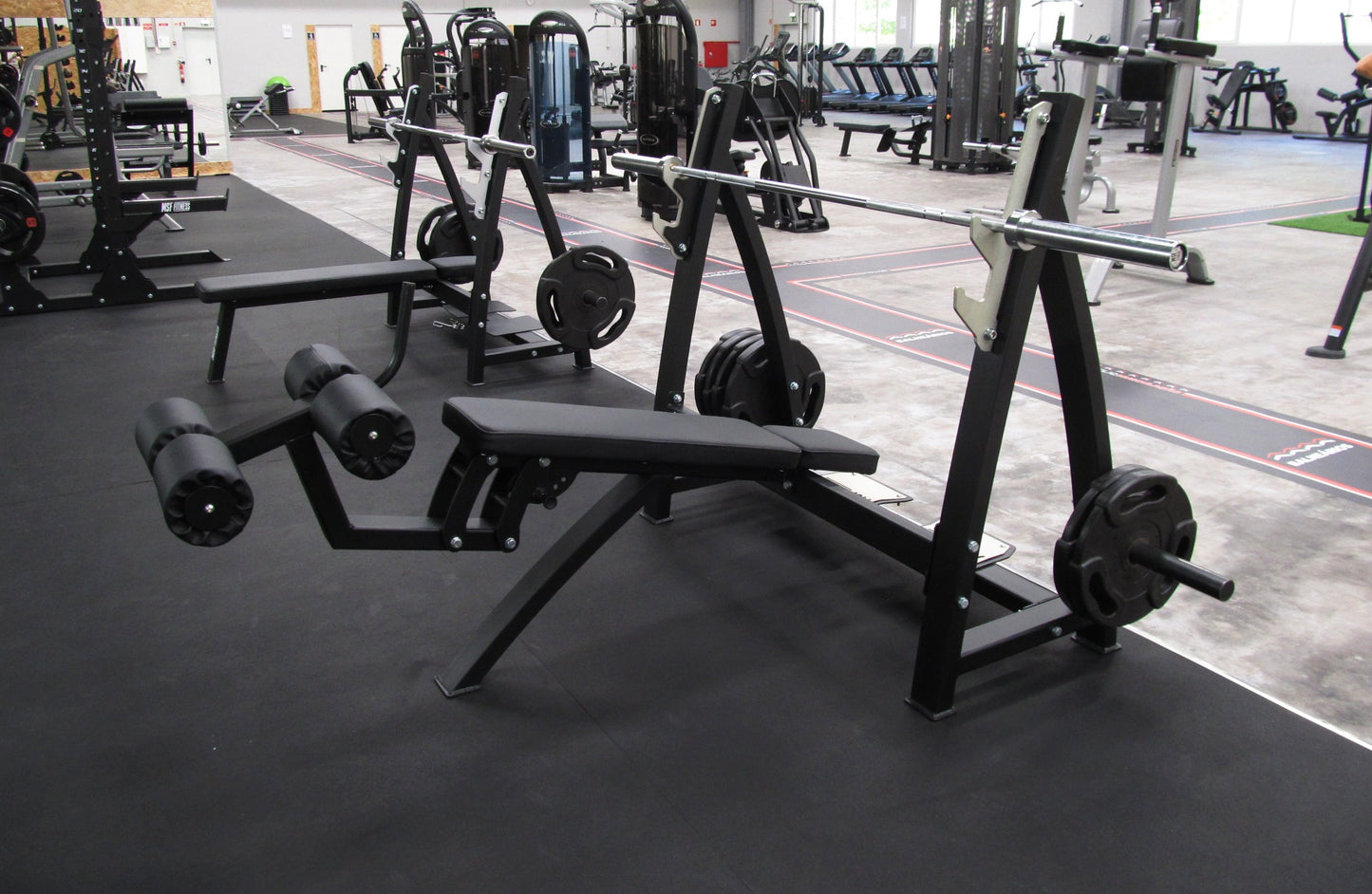 Cama de Supino Olímpica Declinada