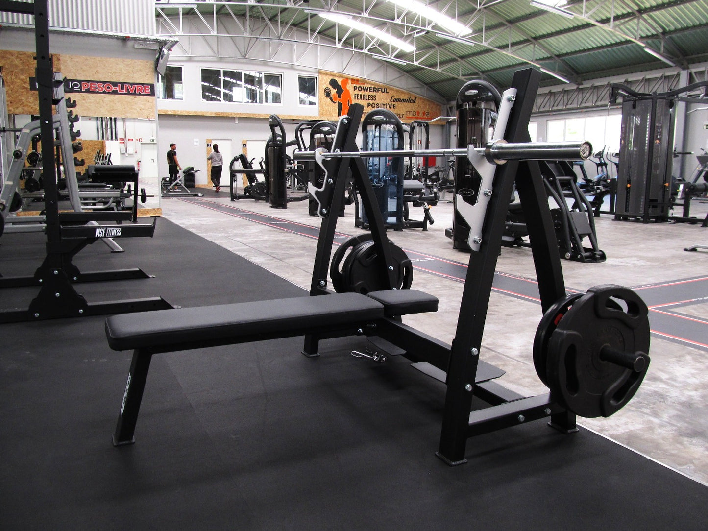 Cama de Supino Olímpica Plana