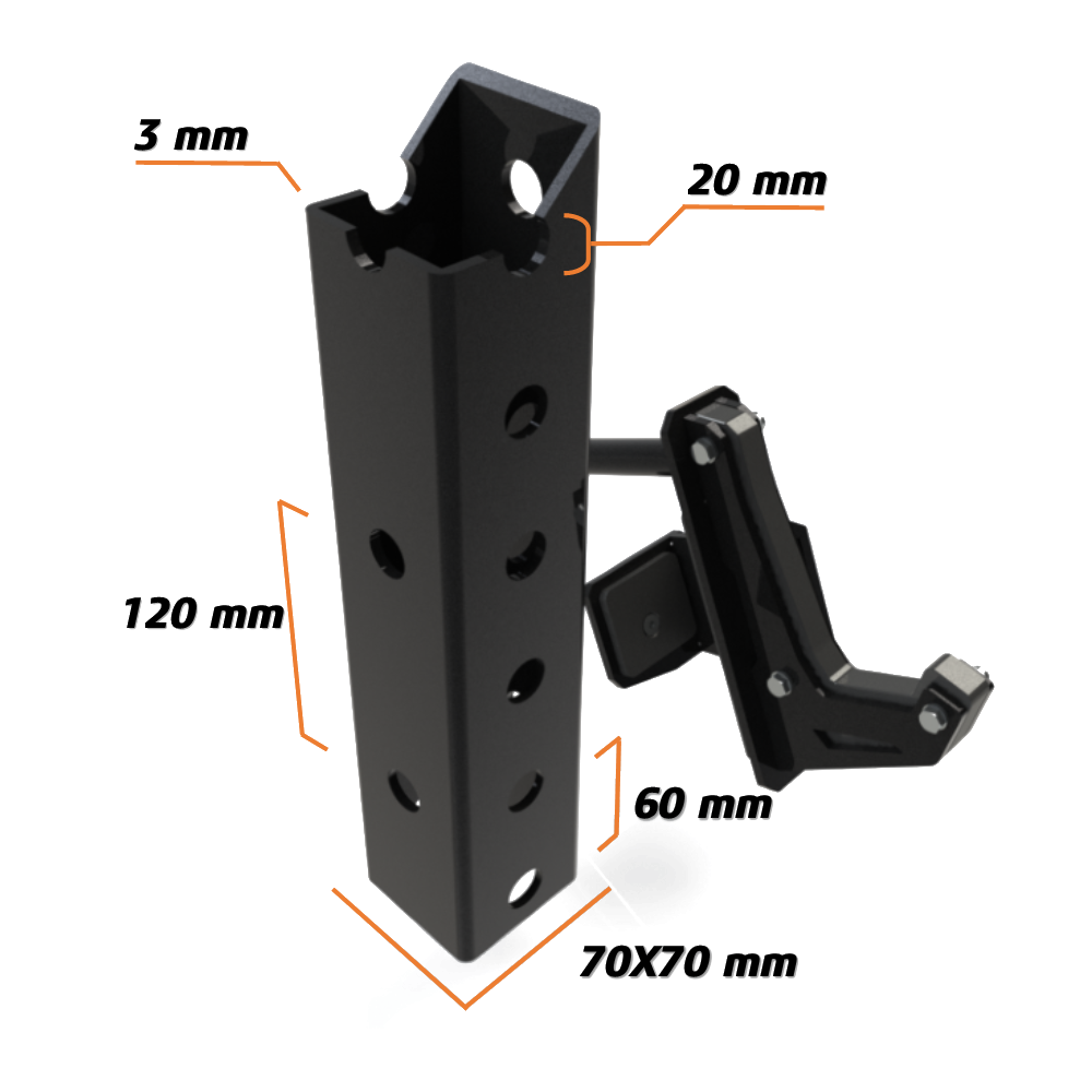 Power Rack PSS-L70:  100+100 Kg